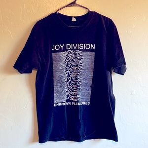 Joy division tshirt t-shirt black size large used